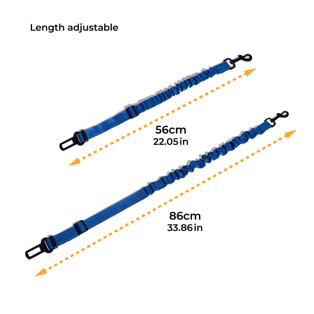 Cinto de Segurança para Carro com Amortecedor Ajustável Cães Calmos