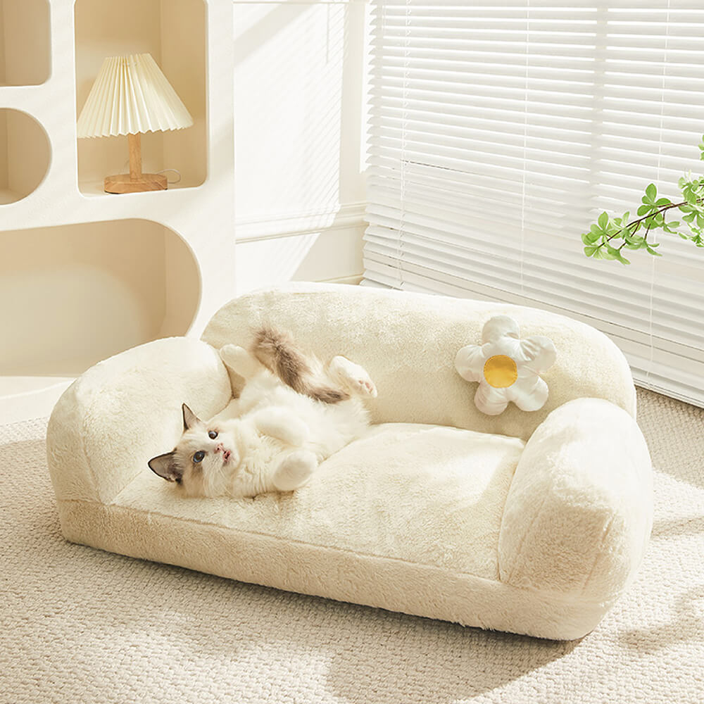 Sofá-cama de gato quente de pelúcia para lazer e moda