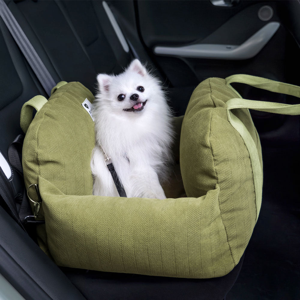 Cama de assento de carro para cachorro de cachorro de segurança de reforço de viagem em espinha de peixe