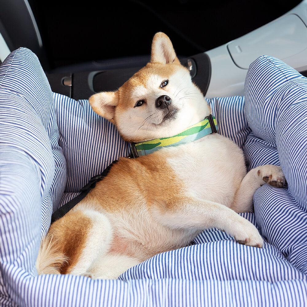 Cama portátil para assento de carro para caminhadas de cães grandes