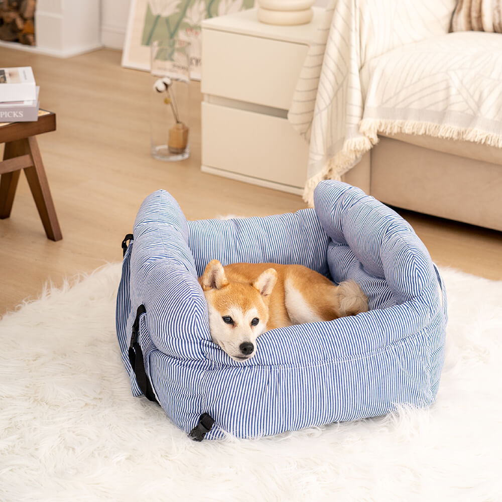 Cama portátil para assento de carro para caminhadas de cães grandes