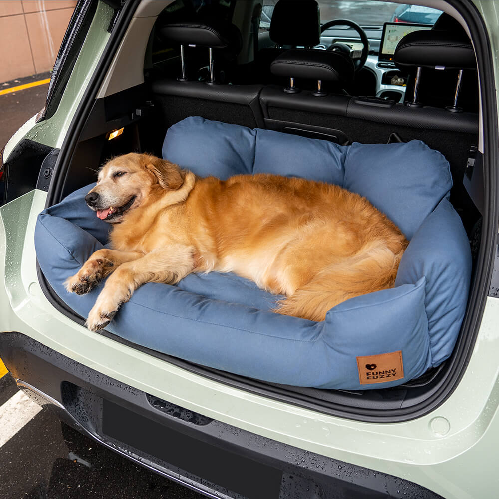 Cama para Assento Traseiro de Carro para Cães Médios e Grandes para viagens seguras