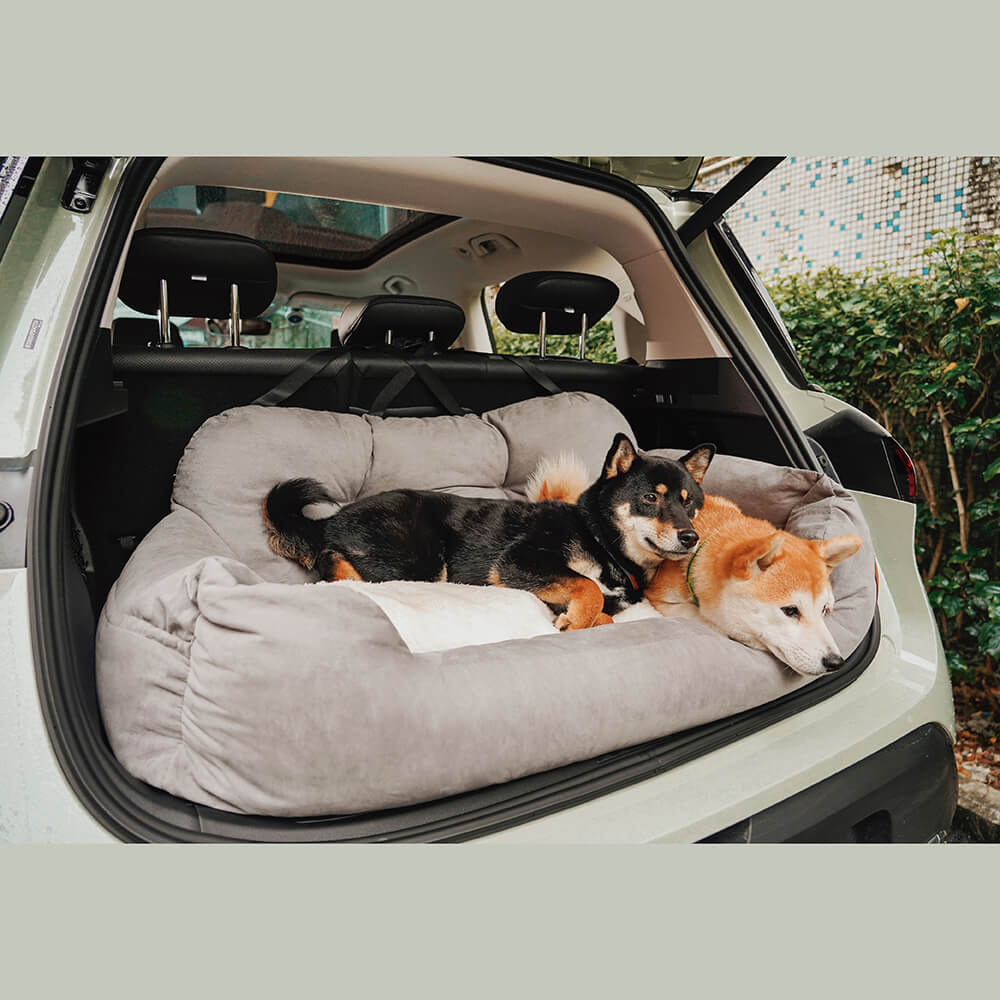 Cama para Assento Traseiro de Carro para Cães Médios e Grandes para viagens seguras