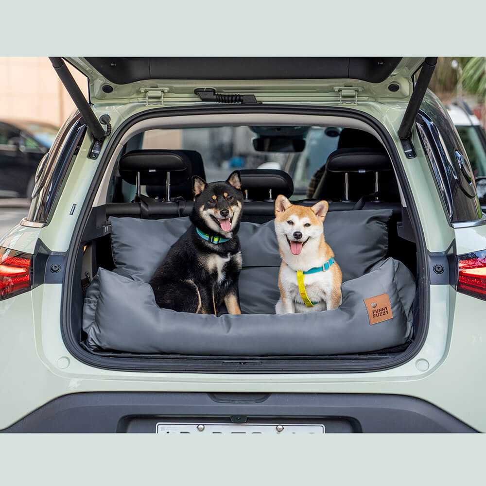 Cama para Assento Traseiro de Carro para Cães Médios e Grandes para viagens seguras