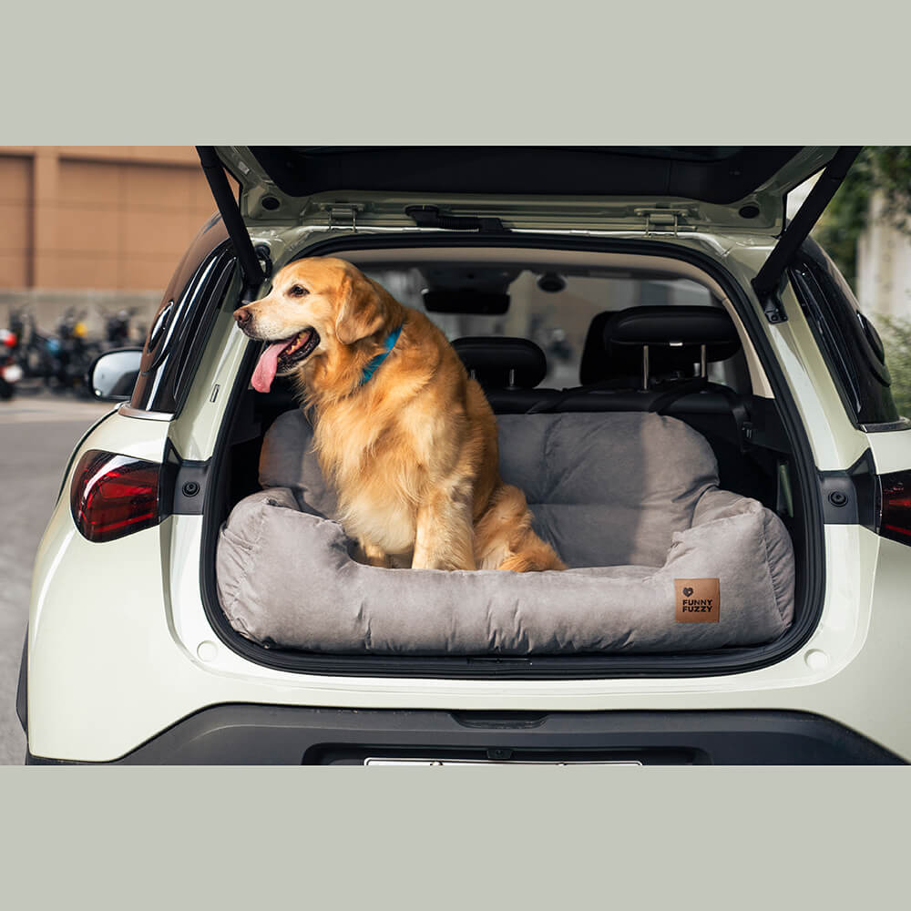 Cama para Assento Traseiro de Carro para Cães Médios e Grandes para viagens seguras