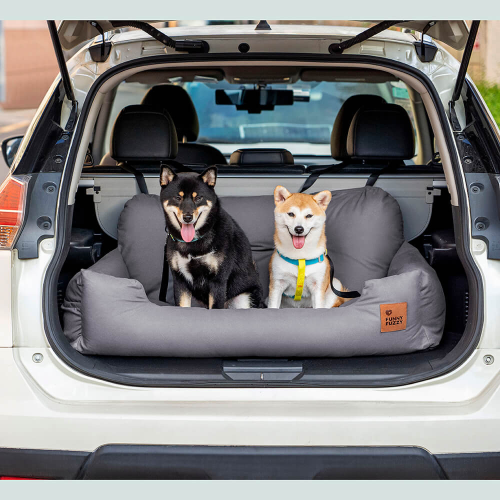 Cama para Assento Traseiro de Carro para Cães Médios e Grandes para viagens seguras