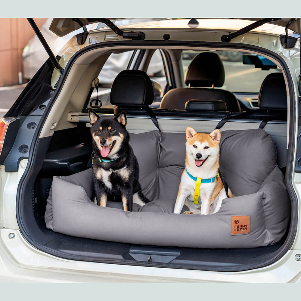 Cama para Assento Traseiro de Carro para Cães Médios e Grandes para viagens seguras