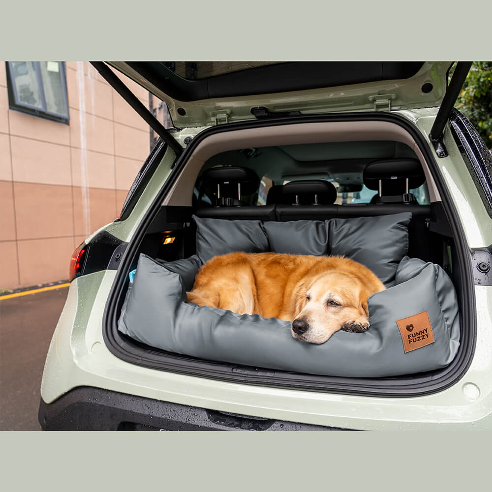 Cama para Assento Traseiro do Carro de Segurança Impermeável e Reforçada para cachorros médios e grandes para viagem