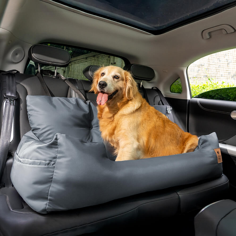 Cama para Assento Traseiro do Carro de Segurança Impermeável e Reforçada para cachorros médios e grandes para viagem