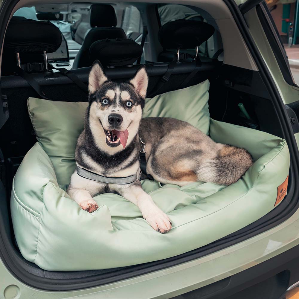 Cama para Assento Traseiro do Carro de Segurança Impermeável e Reforçada para cachorros médios e grandes para viagem