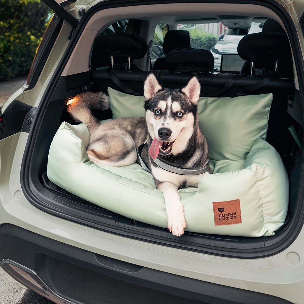 Cama para Assento Traseiro de Carro para Cães Médios e Grandes para viagens seguras