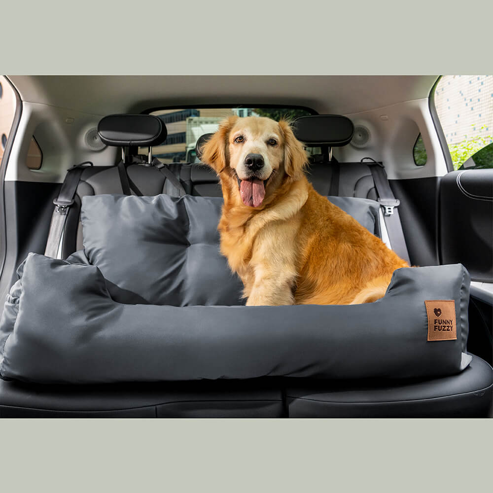 Cama para Assento Traseiro do Carro de Segurança Impermeável e Reforçada para cachorros médios e grandes para viagem