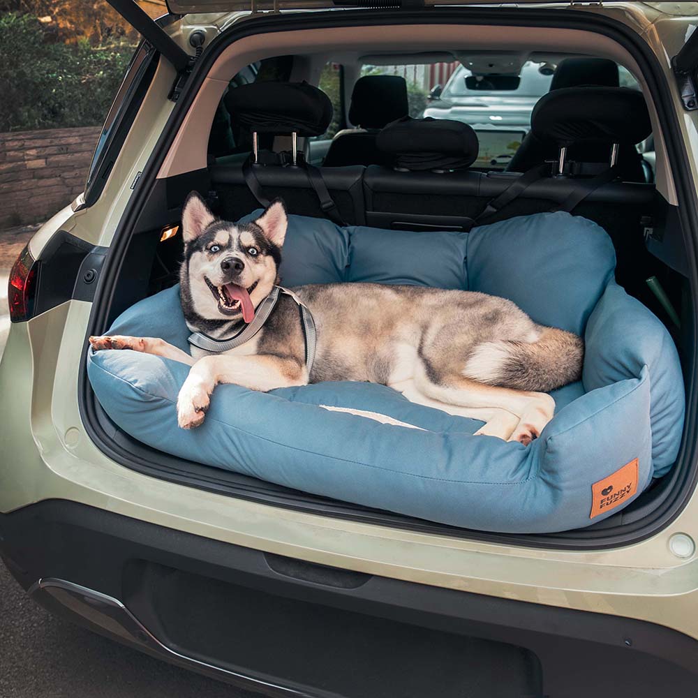 Cama para Assento Traseiro de Carro para Cães Médios e Grandes para viagens seguras