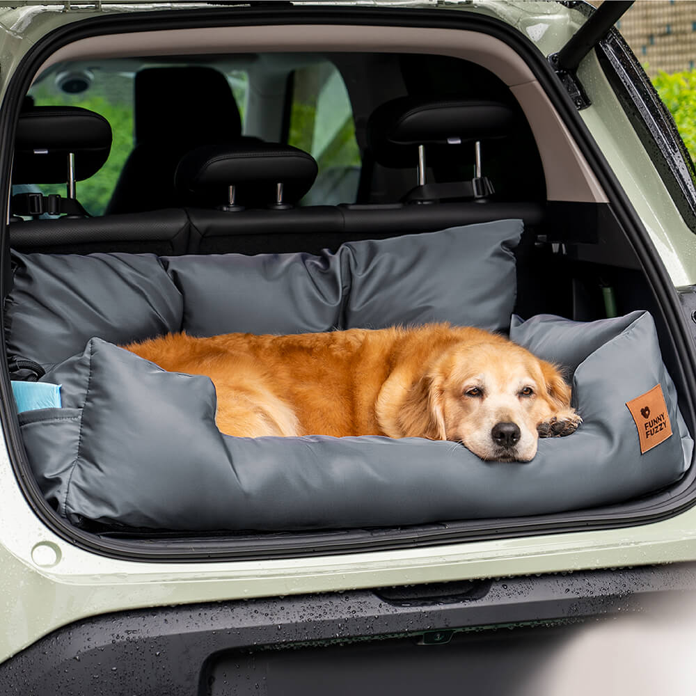 Cama para Assento Traseiro do Carro de Segurança Impermeável e Reforçada para cachorros médios e grandes para viagem