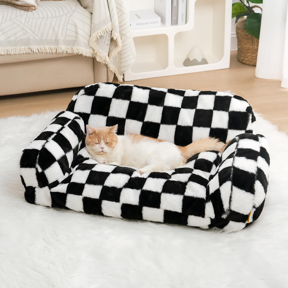 Sofá-cama Vintage Diamante de Lazer para Cães e Gatos