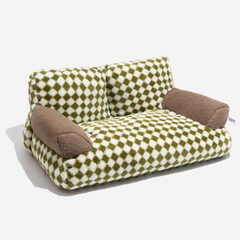 Sofá-cama Vintage Diamante de Lazer para Cães e Gatos