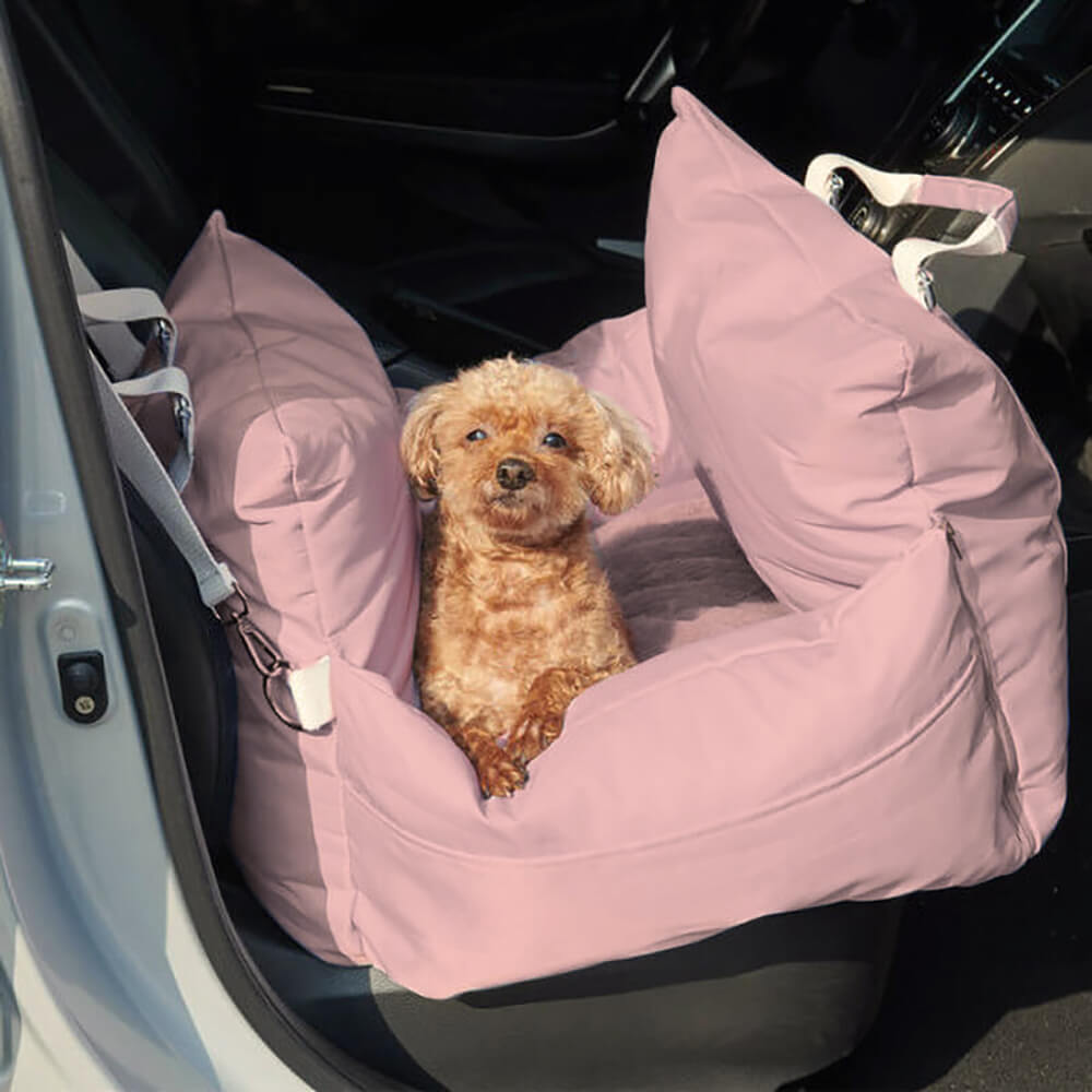 Cama Impermeável para Assento de Carro para Cachorro - Primeira Classe