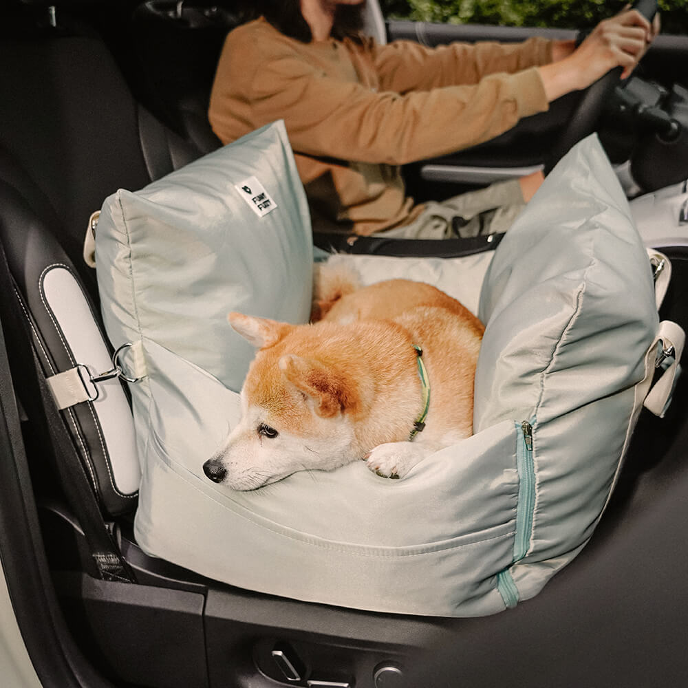 Cama Impermeável para Assento de Carro para Cachorro - Primeira Classe