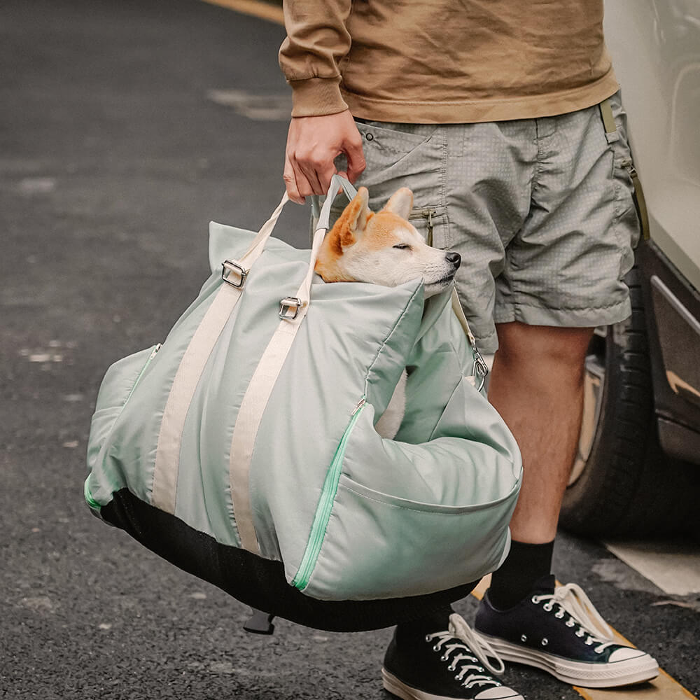 Cama Impermeável para Assento de Carro para Cachorro - Primeira Classe