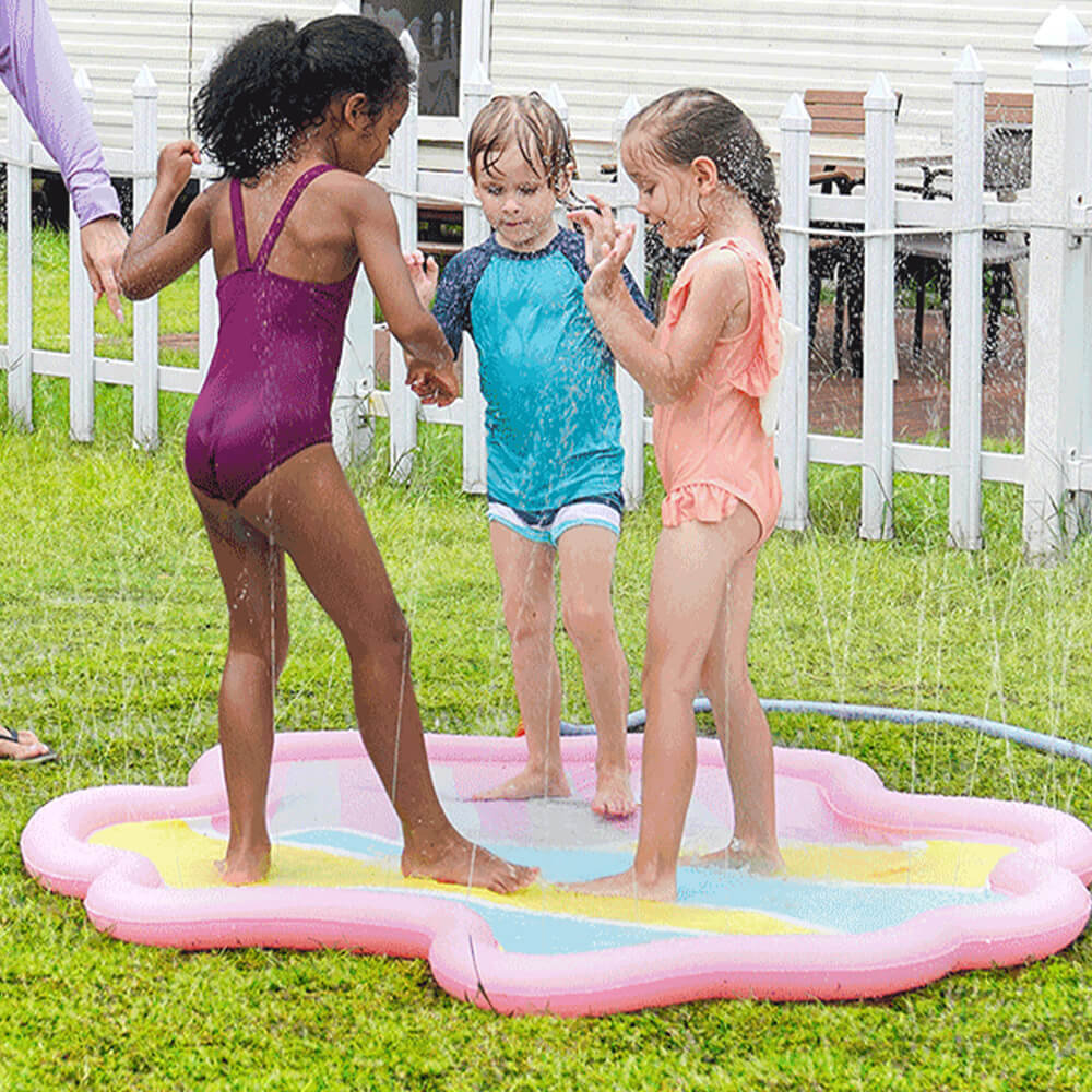 Sorvete infantil Splash Play Mat Dog Sprinkler Pad