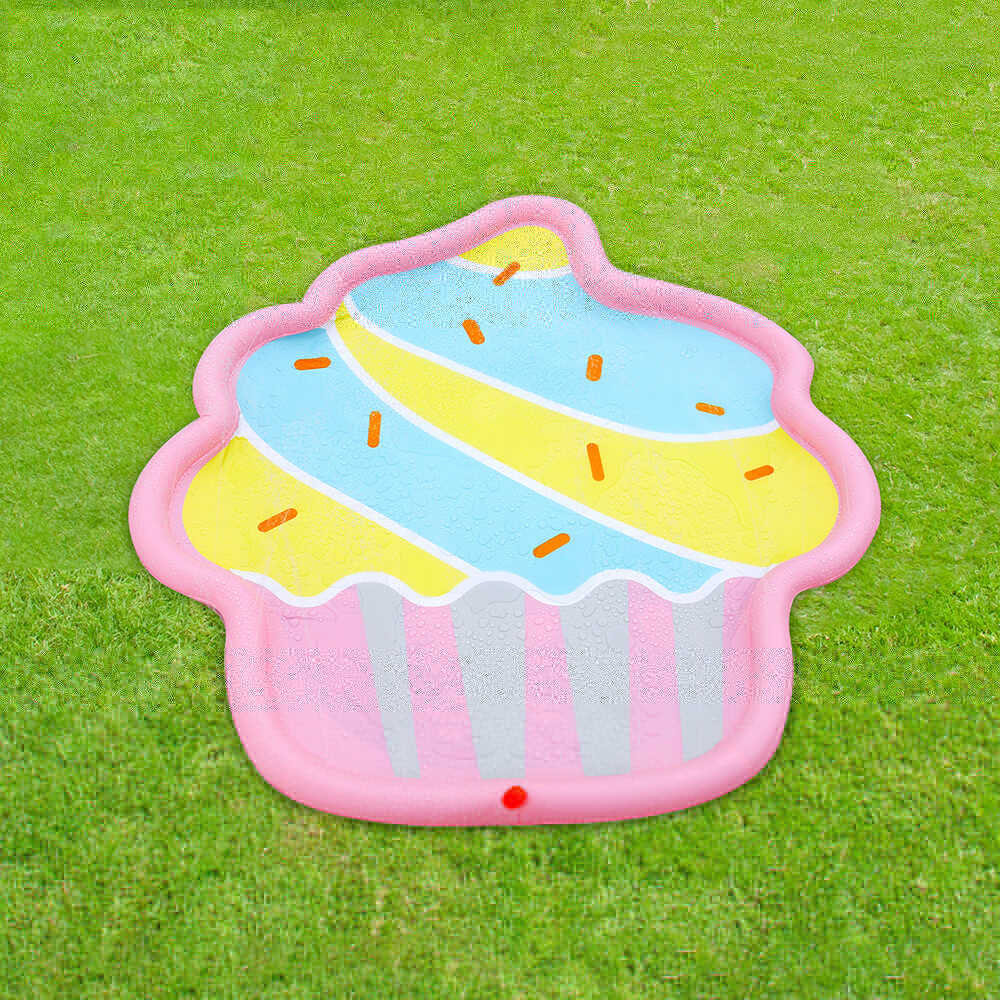 Sorvete infantil Splash Play Mat Dog Sprinkler Pad