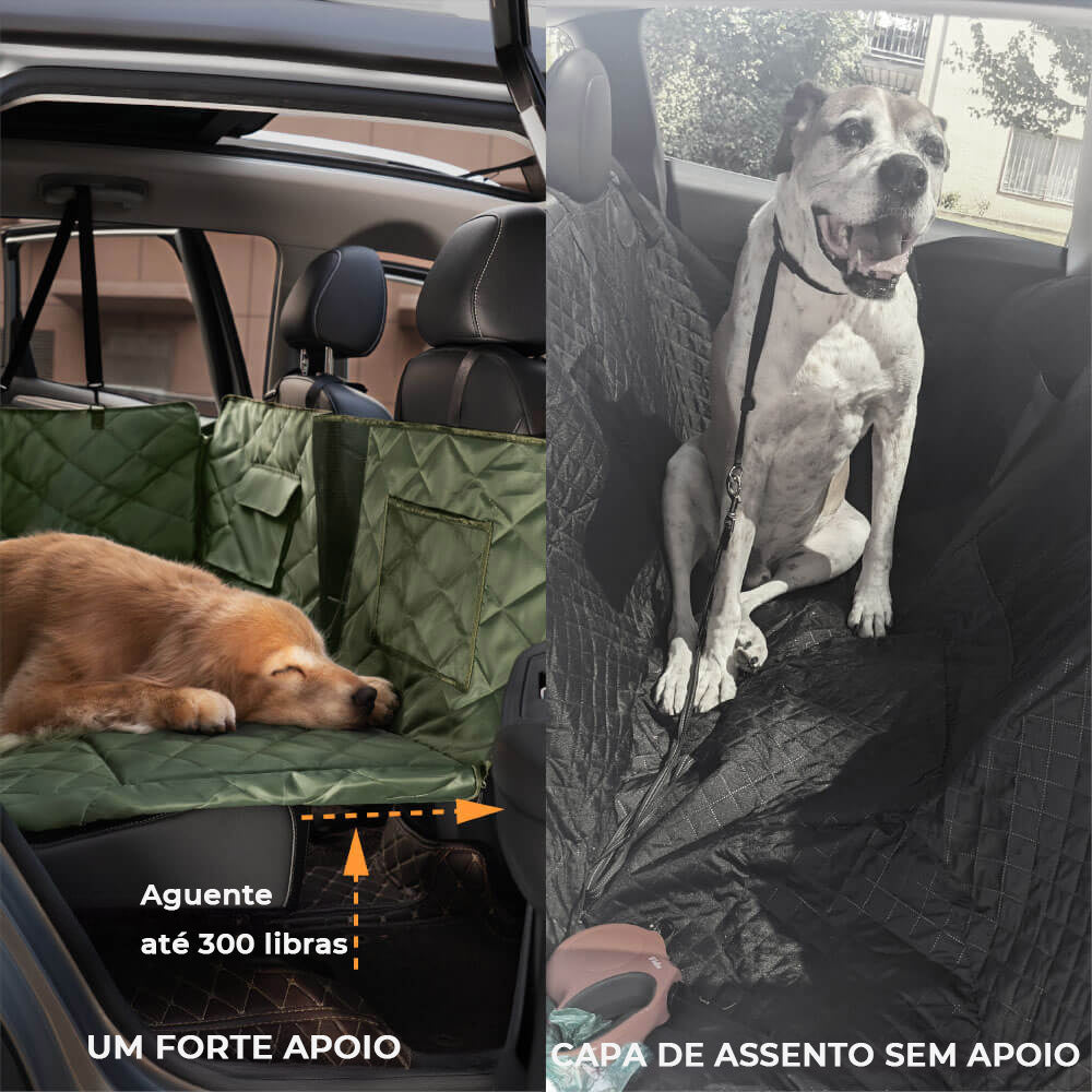 Extensor para Assento Traseiro para cachorro com Cobertura Total Extra Grande Quarto Móvel - Ideal para Viagens e Acampamentos