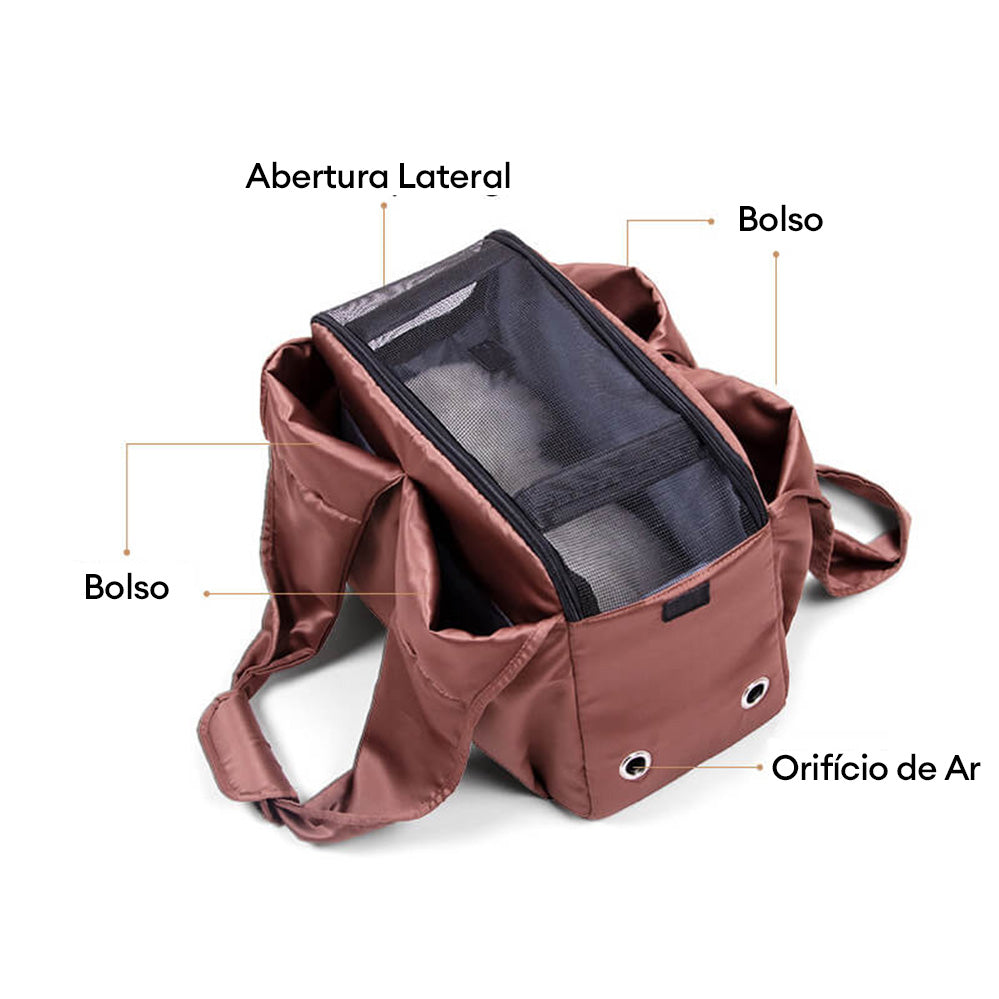 Bolsa portátil para transporte de animais de estimação