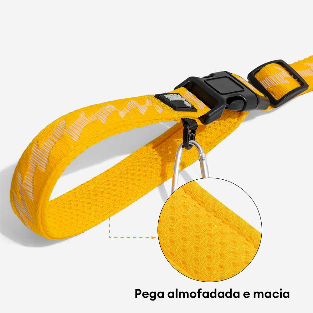 Coleiras de nylon grandes para cães, ajustáveis, versáteis e refletivas, de dupla face, com alça macia - Flexi Walker