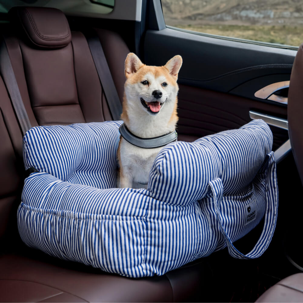 Cama portátil para assento de carro para caminhadas de cães grandes