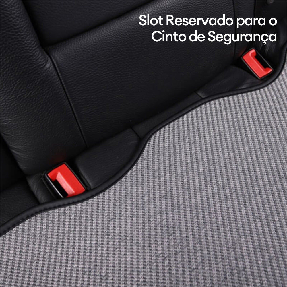 Cobertura Protetora Respirável Anti-arranhões para Assento Dianteiro de Carro em Chenille Conjunto Completo de Capa para Assento