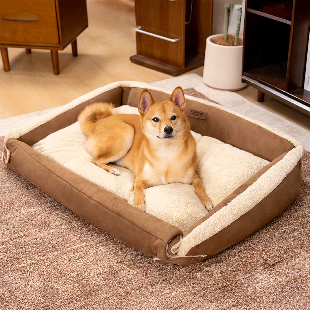 Cama ergonômica expansível e relaxante para cães - Tranquil Paws