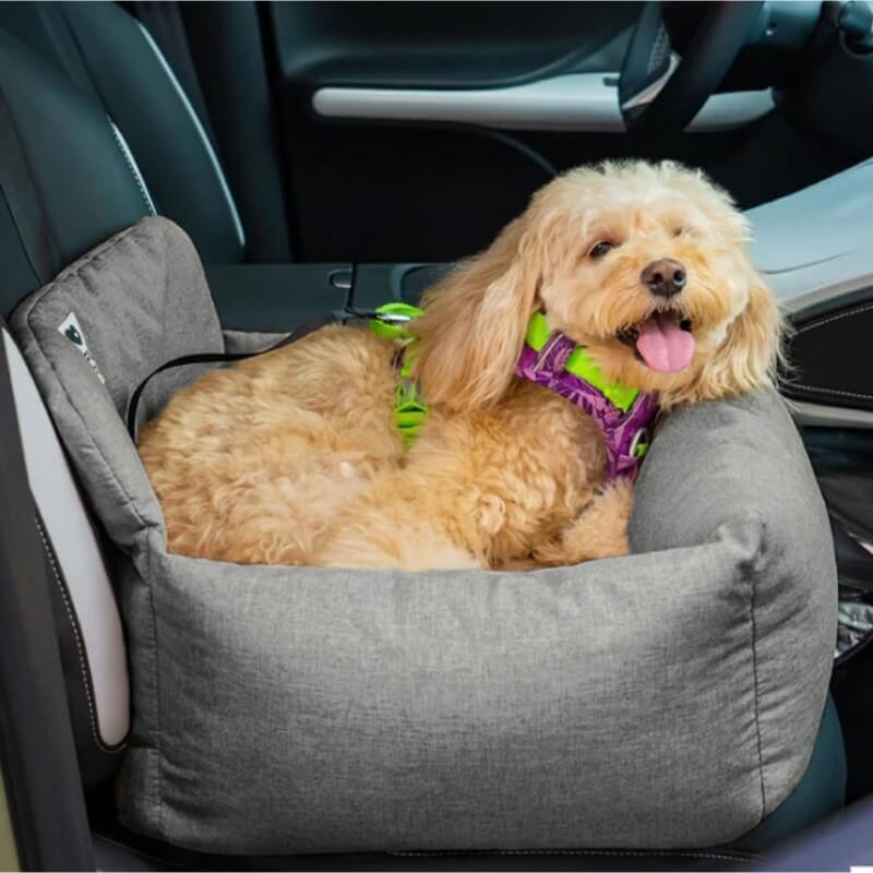 Cama de assento traseiro de carro para cachorro lavável durável e completa para viagem