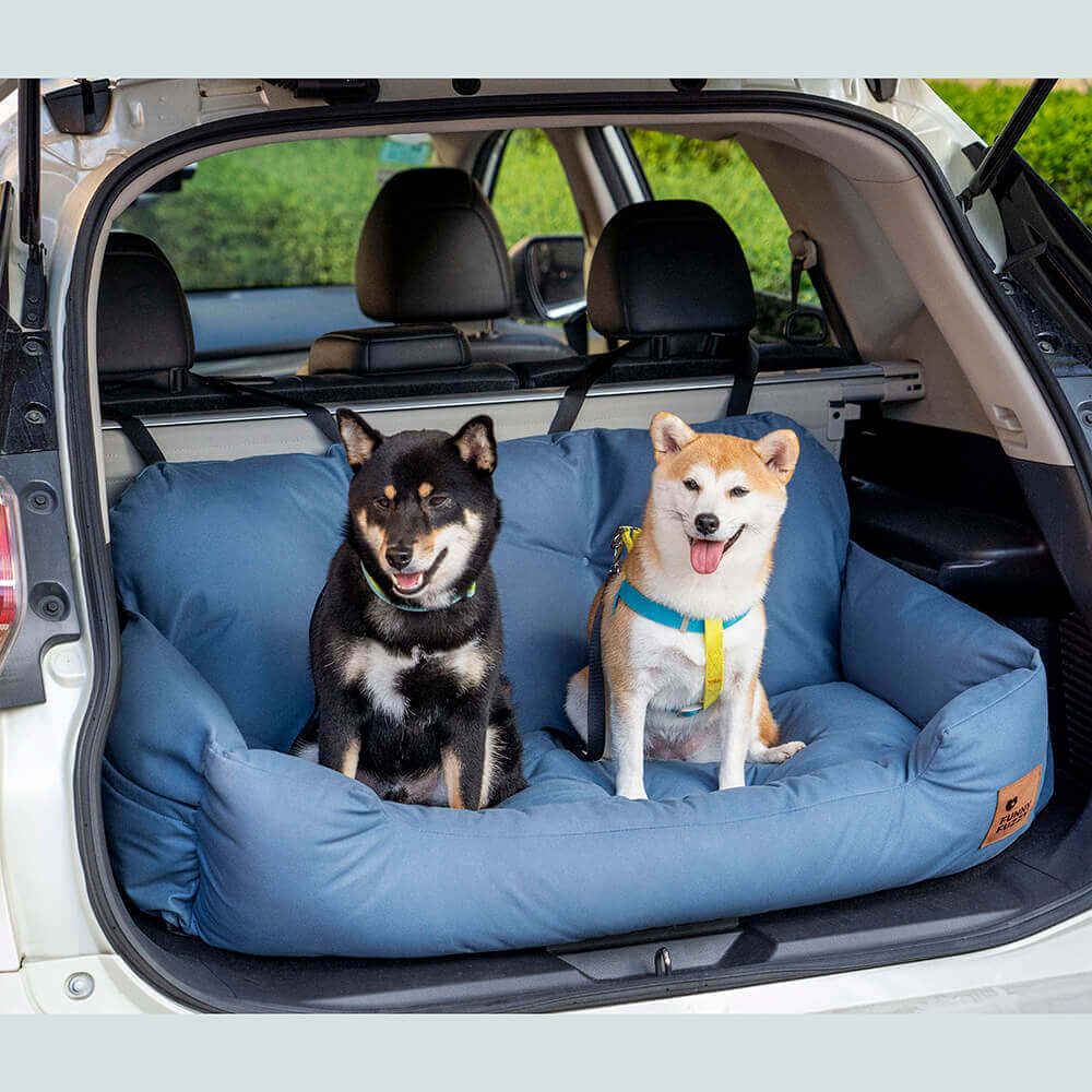 Cama para Assento Traseiro do Carro de Segurança Impermeável e Reforçada para cachorros médios e grandes para viagem