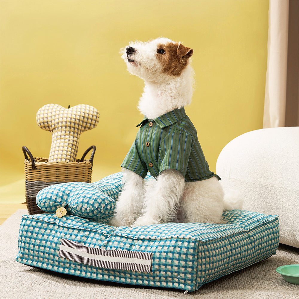 Cama para cachorro calmante em formato de waffle Sweet Dreams