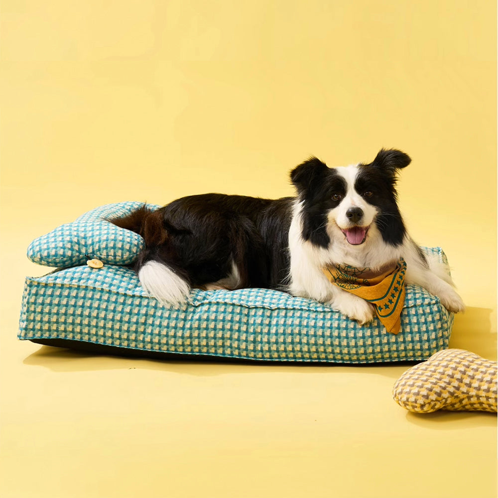 Cama para cachorro calmante em formato de waffle Sweet Dreams