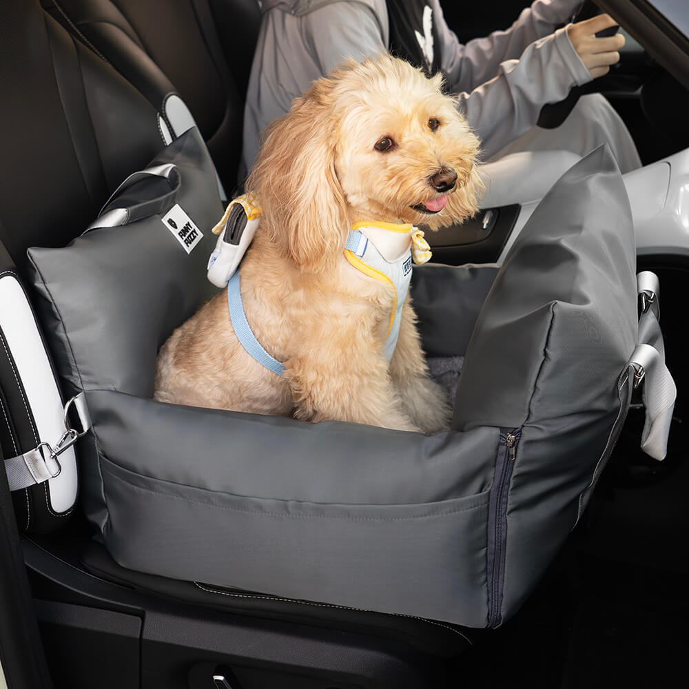 Cama Impermeável para Assento de Carro para Cachorro - Primeira Classe