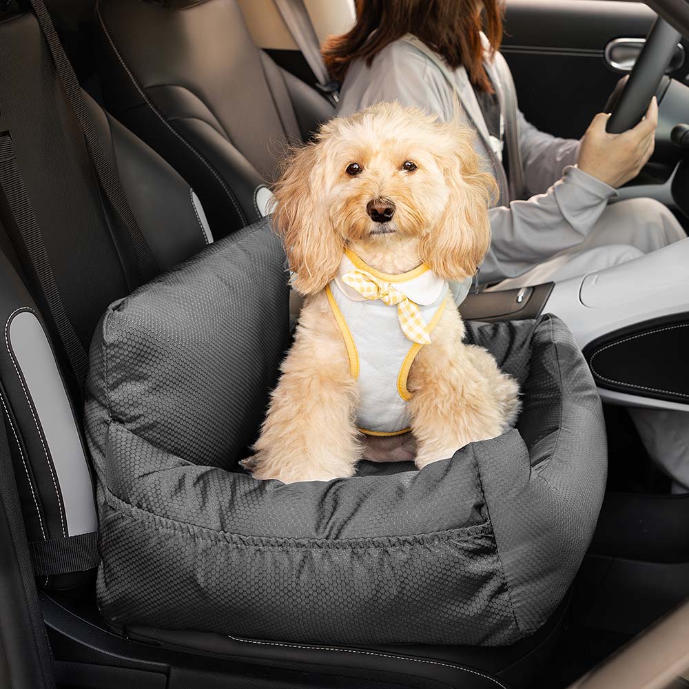 Cama para Assento de Carro Reforçada para Cachorro de Viagem Impermeável