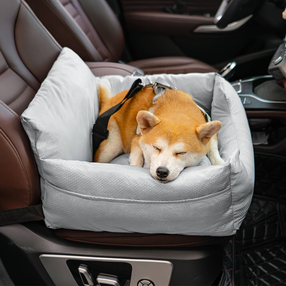 Cama de assento de carro para cachorro com reforço de viagem à prova d'água