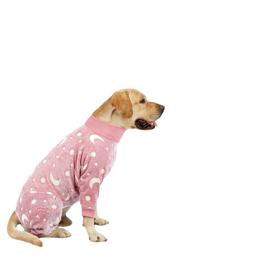 Pijama para cachorro Moon & Stars macio e aconchegante - perfeito para conforto o ano todo