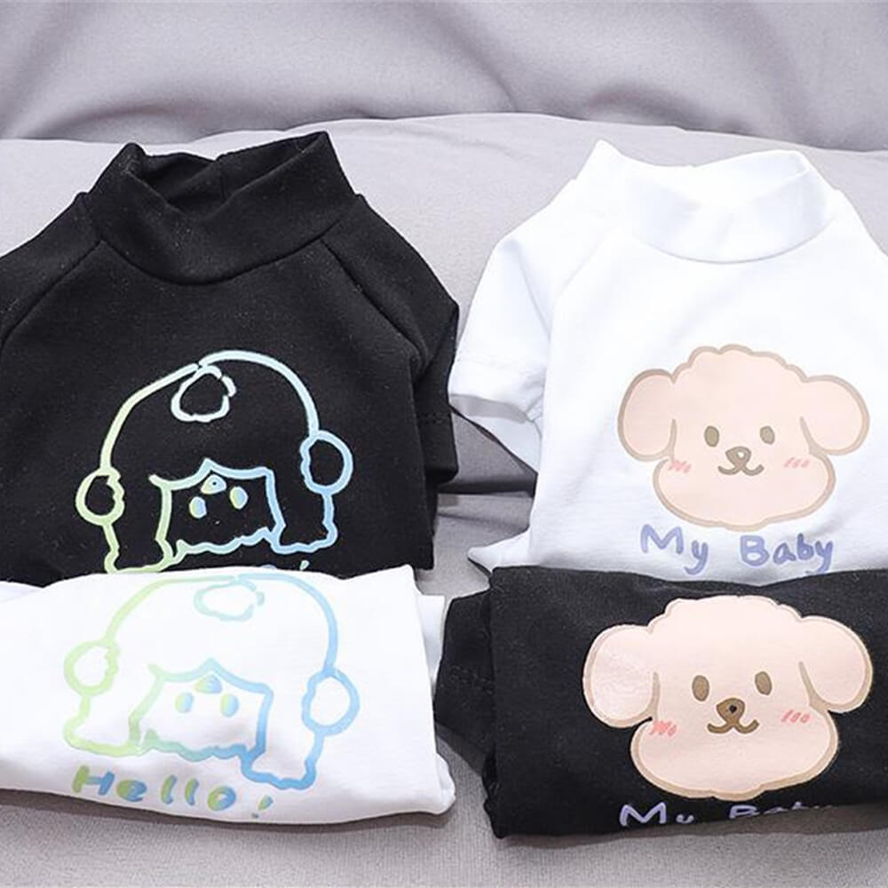 Linda camiseta para cachorro "Meu bebê" - Roupas adoráveis e aconchegantes para animais de estimação