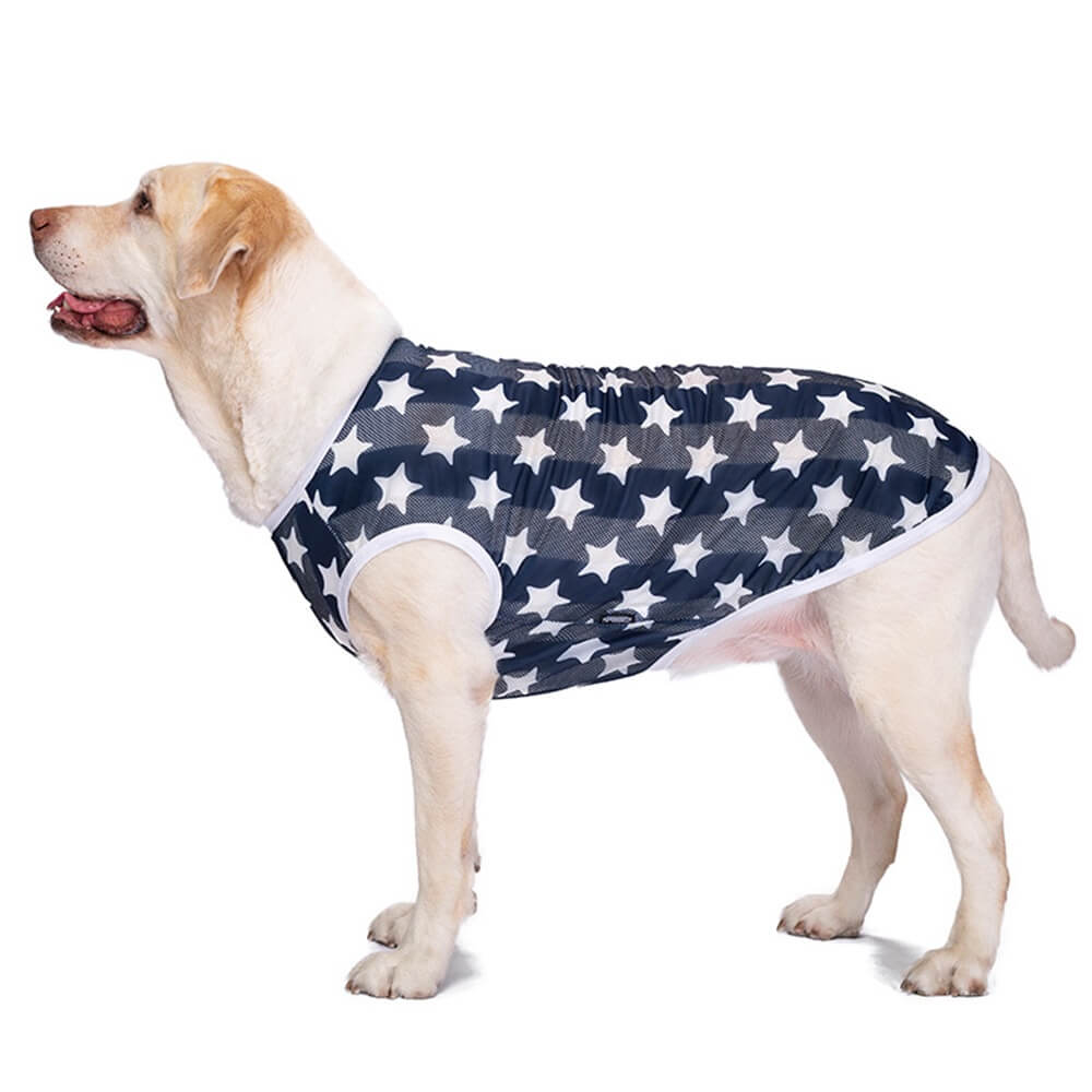 Roupas para cães de estimação fino Golden Retriever Labrador Padrão Colete de proteção solar respirável