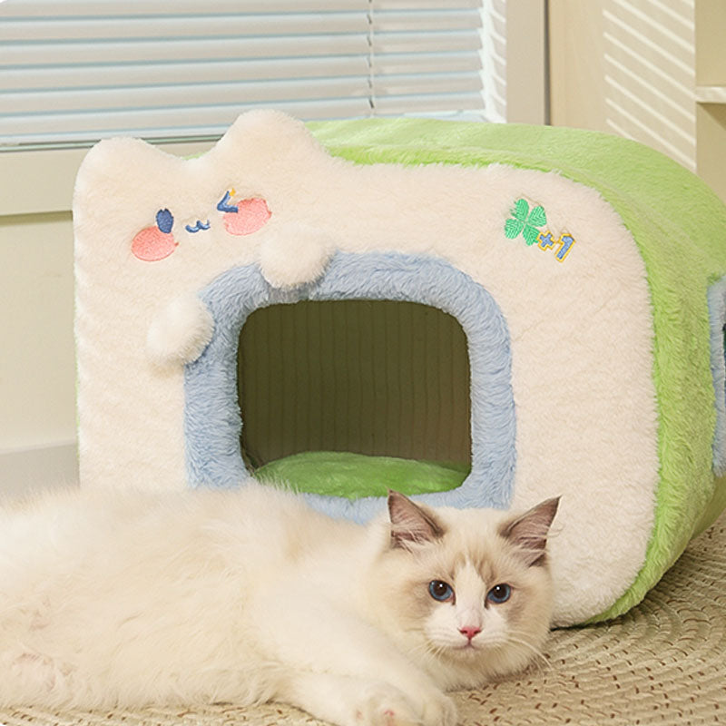 Adorável Vitality Cat House - Polaroid