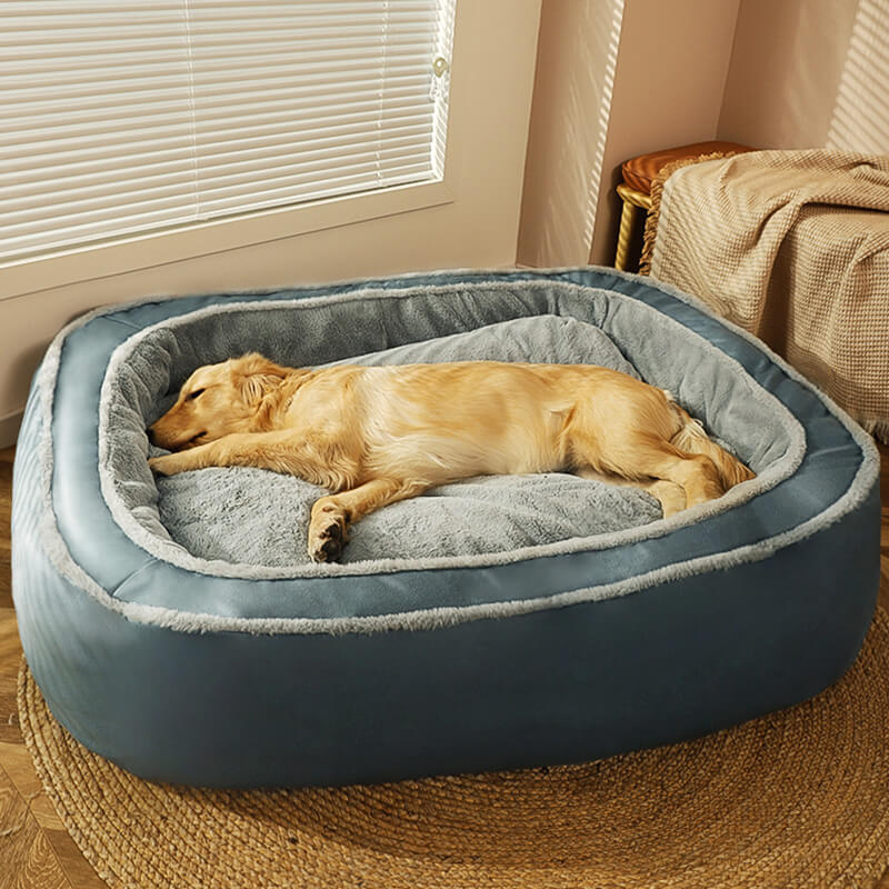 Cama grande e quente para dormir profundo cama ortopédica para cães