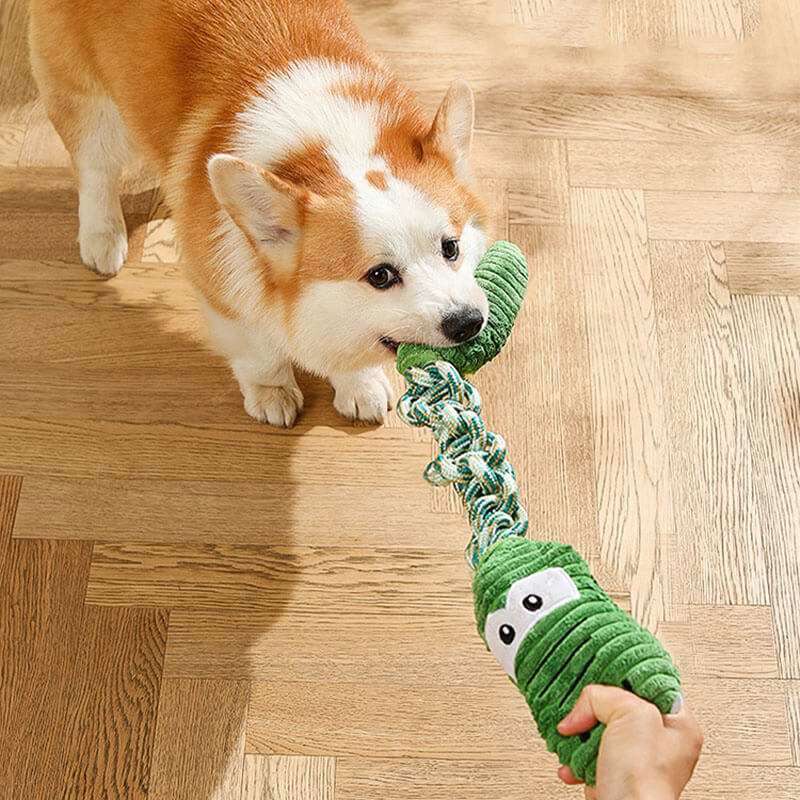 Brinquedo Interativo para Cachorro com Corda e Apito - Série Animal