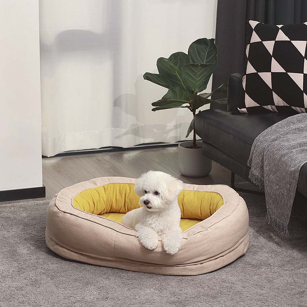 Cama Ortopédica Fofa para Cachorro Donut