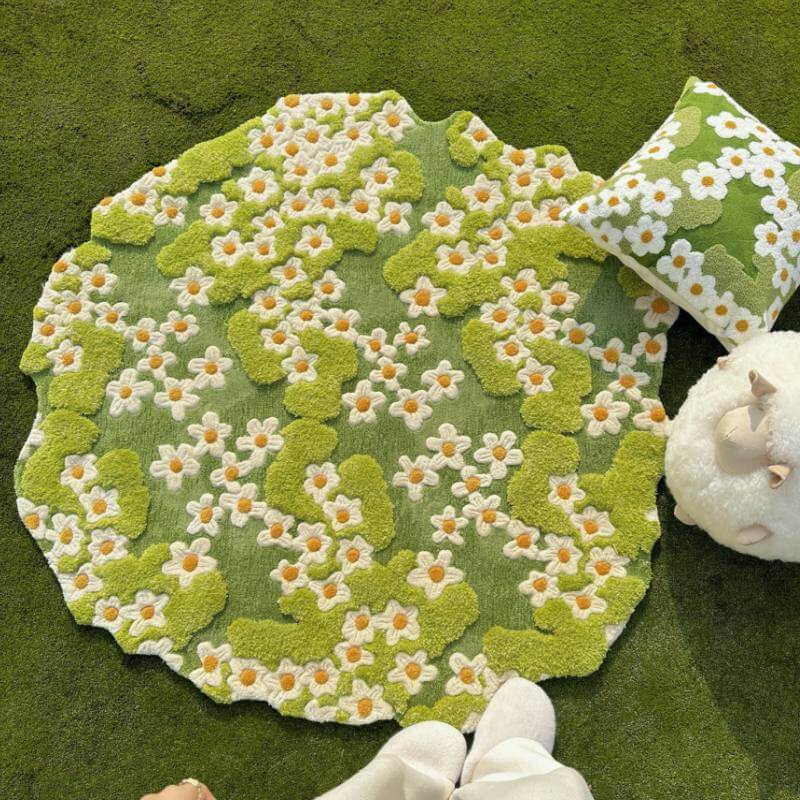 Wonderland Daisy Carpet Tapete para animais de estimação Tapete para animais de estimação