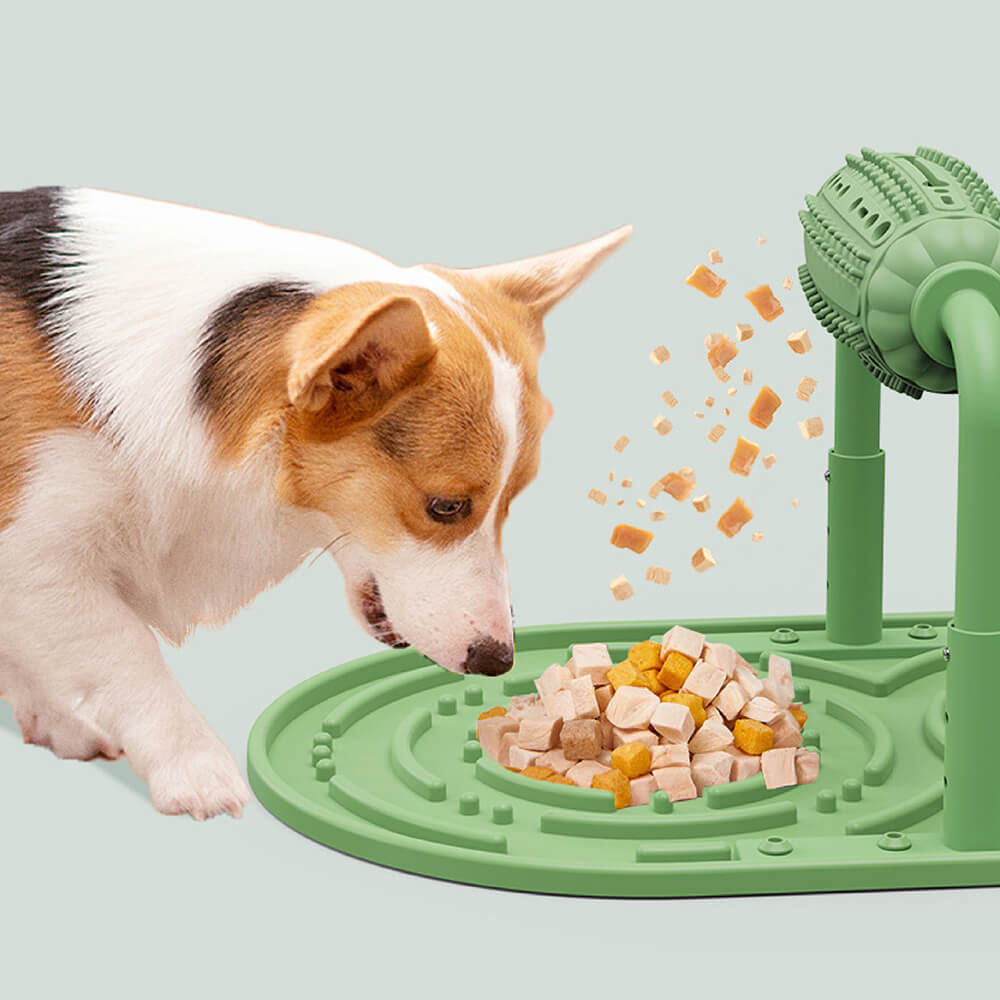 Tapete de alimentação lenta de brinquedo para cachorro com vazamento de rolo atualizado